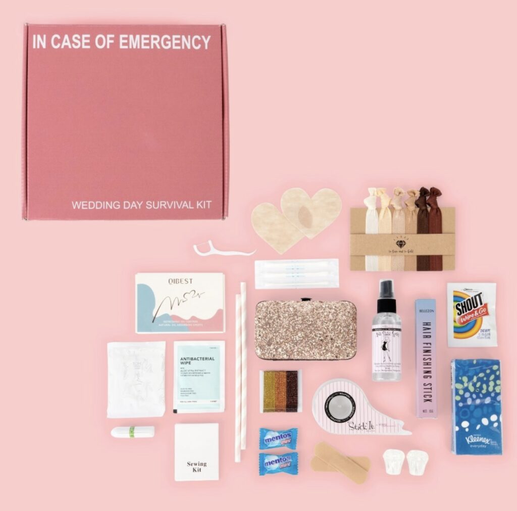 Must Have Items For Your Wedding Day Emergency Kit