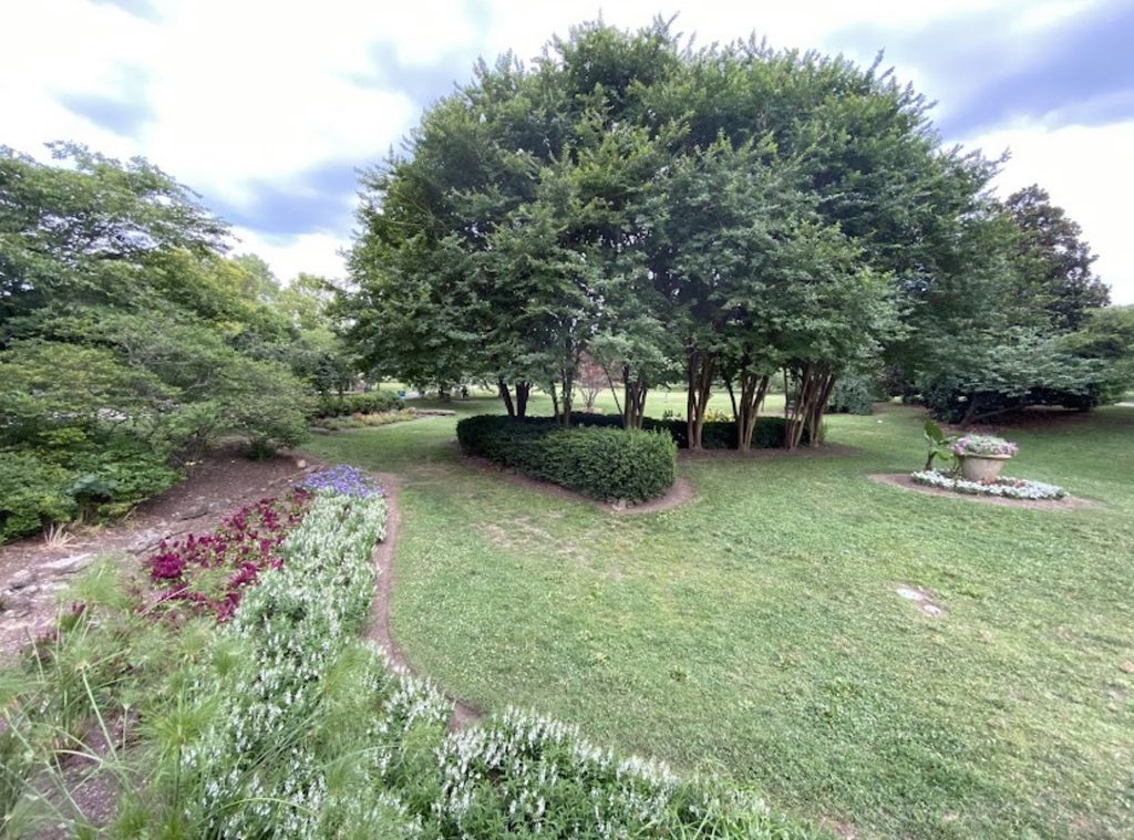Centennial Park Sunken Garden in full bloom.