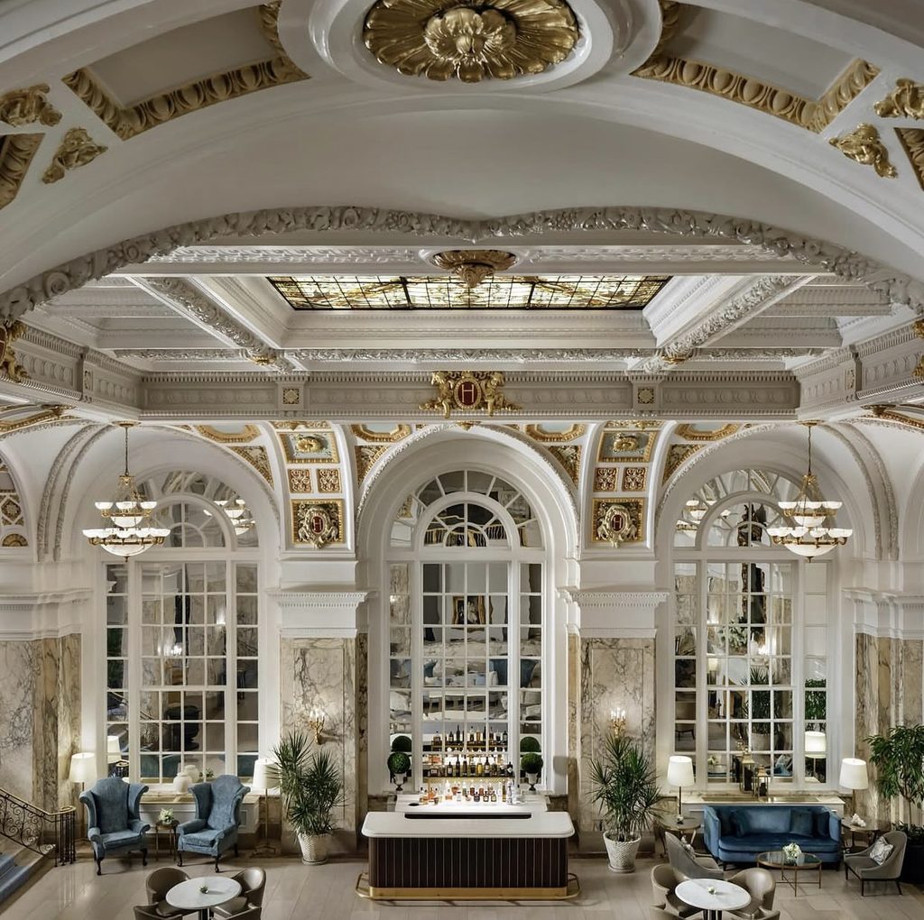 A wedding reception at The Hermitage Hotel in Nashville Tennessee