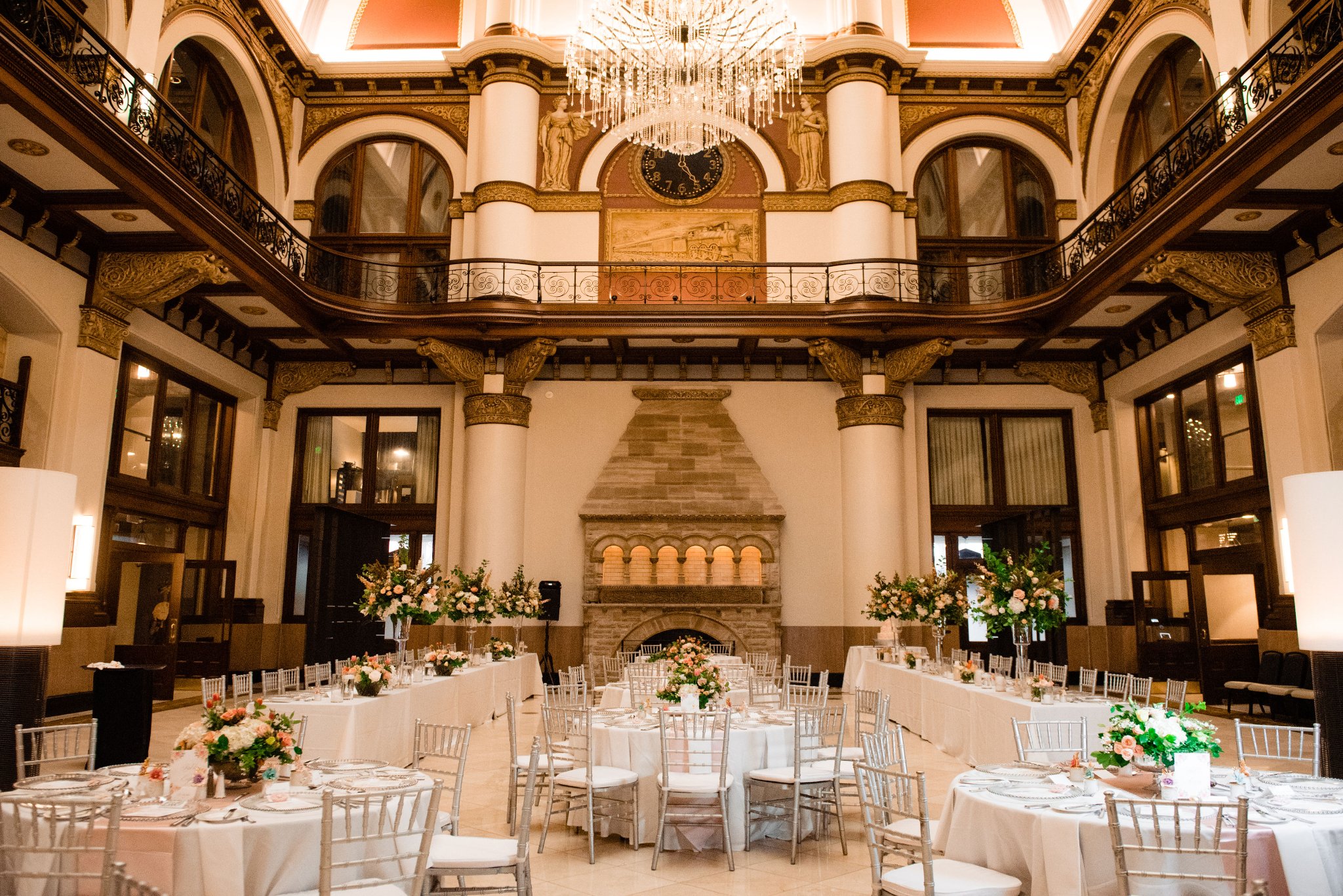 Wedding reception at the Union Station Nashville Yards